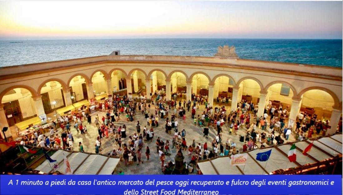Be Mediterraneo, In Centro Sul Mare - In The Center Beach Front - 80 Mq Trapani Kültér fotó