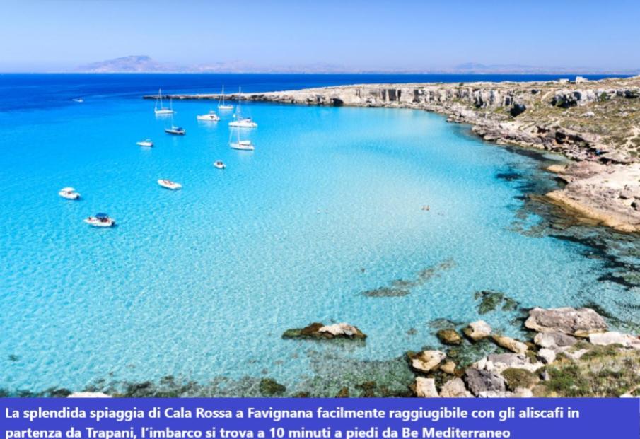 Be Mediterraneo, In Centro Sul Mare - In The Center Beach Front - 80 Mq Trapani Kültér fotó