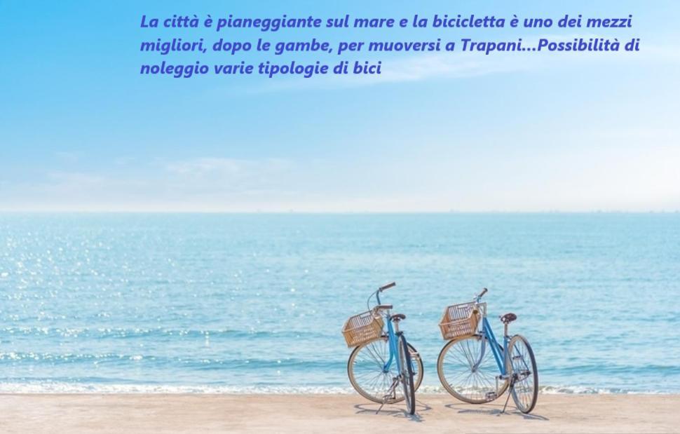 Be Mediterraneo, In Centro Sul Mare - In The Center Beach Front - 80 Mq Trapani Kültér fotó